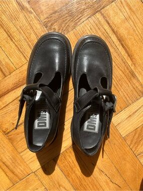 Rare Vintage Dr. Martens Black Leather Mary Jane